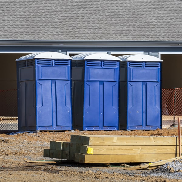 what is the maximum capacity for a single portable toilet in Moseley VA